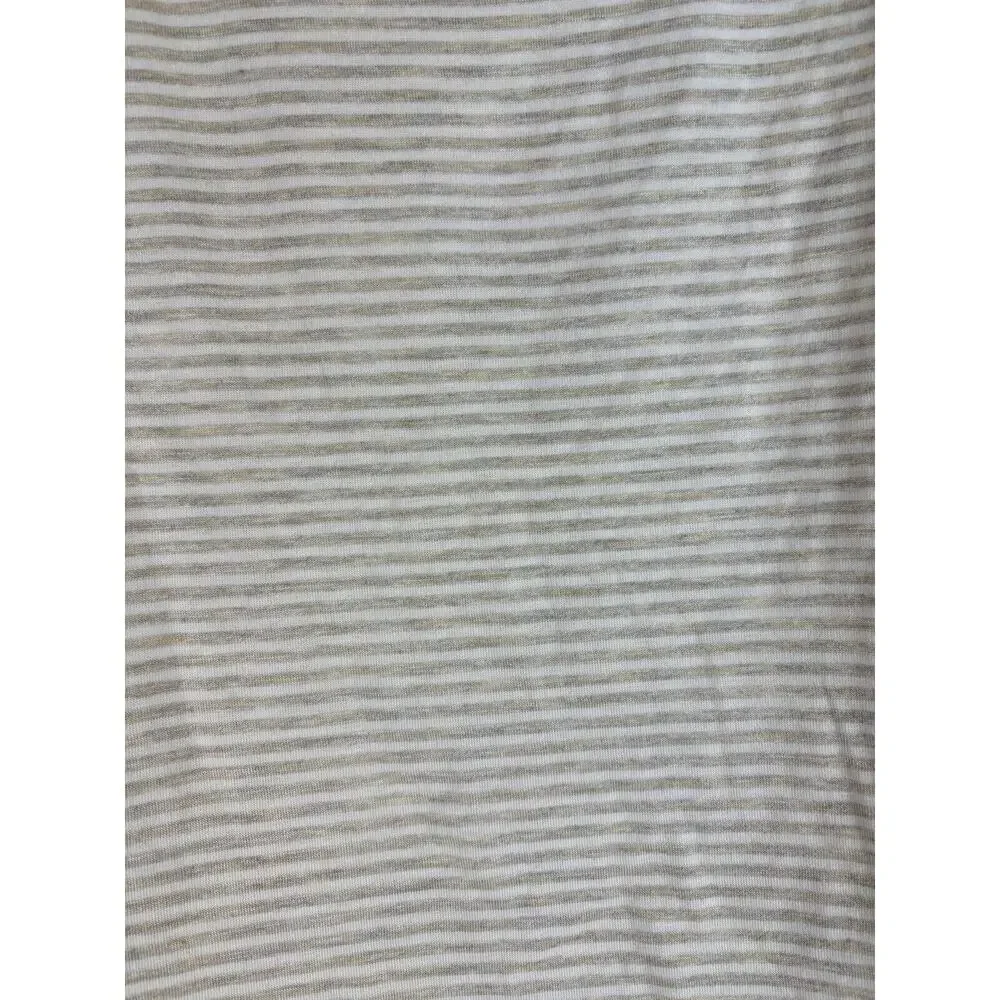 Living Doll Y2K 90s Short Sleeve‎ Floral Detail Striped Top Tee Shirt Large - Picture 3 of 10